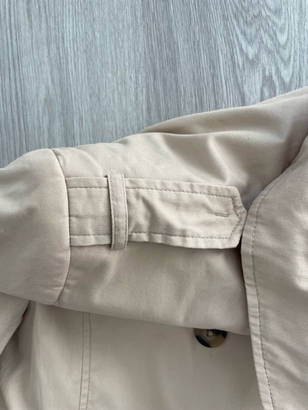 Stradivarius Beige Trench Coat - Size XL (Fits M/L) - Picture 8 of 11